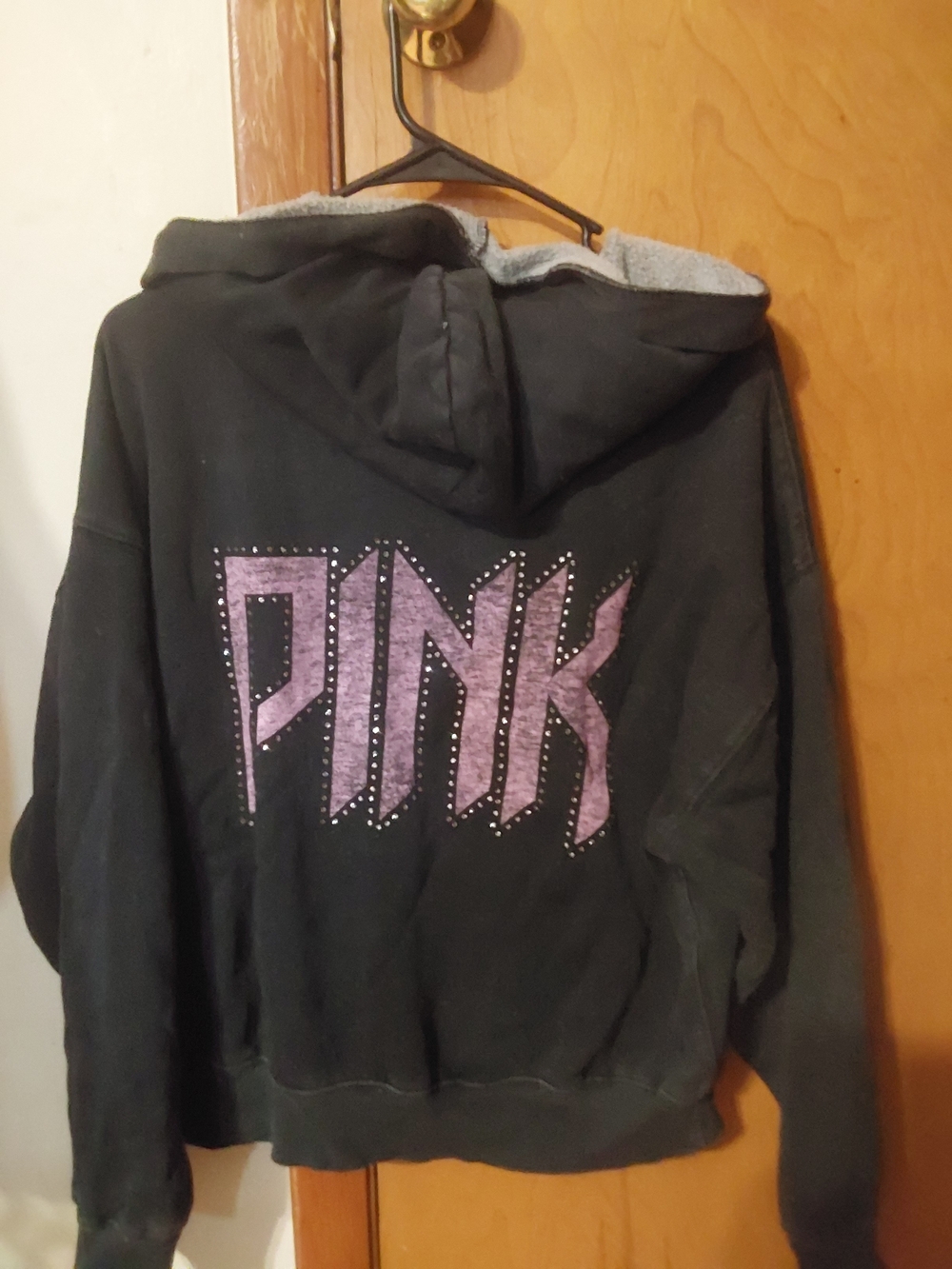 PINK Victoria's Secret Womans Bling Zip Up.